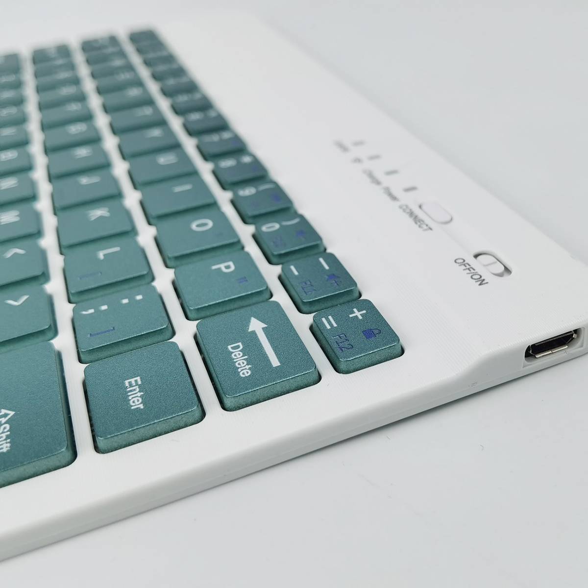 Bluetooth-Tastaturhülle - Tiefgrün + Bluetooth-Maus kompatibel mit Samsung Galaxy Tab A9 8.7 Zoll