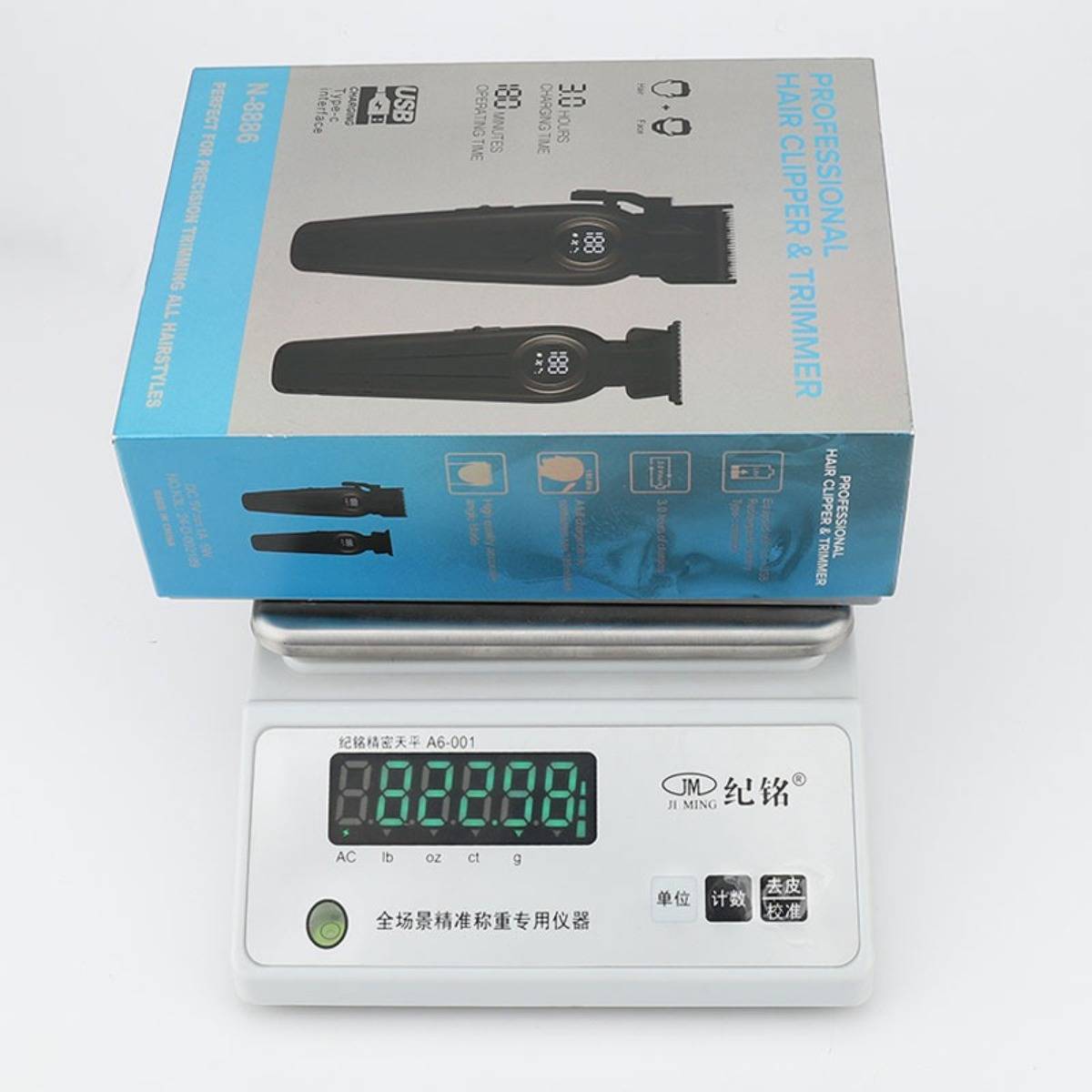 Professionelles kabelloses Haarschneide- und Trimmer-Set für Zuhause und Salon