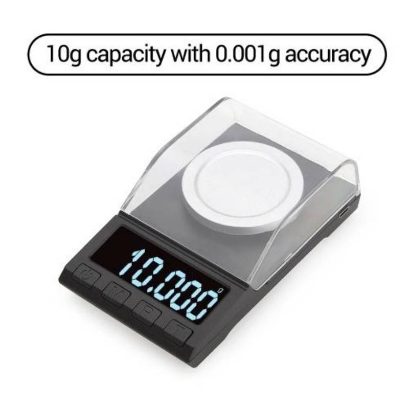 Digitale Feinwaage 10 g mit 0,001 g Genauigkeit