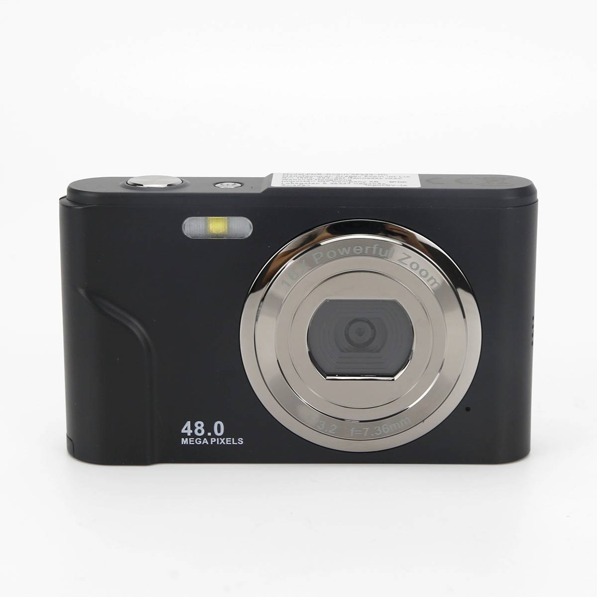 Digitalkamera 48MP 16x Zoom, HD-Display, 2.4" IPS-Bildschirm, 32GB Speicherkarte Black