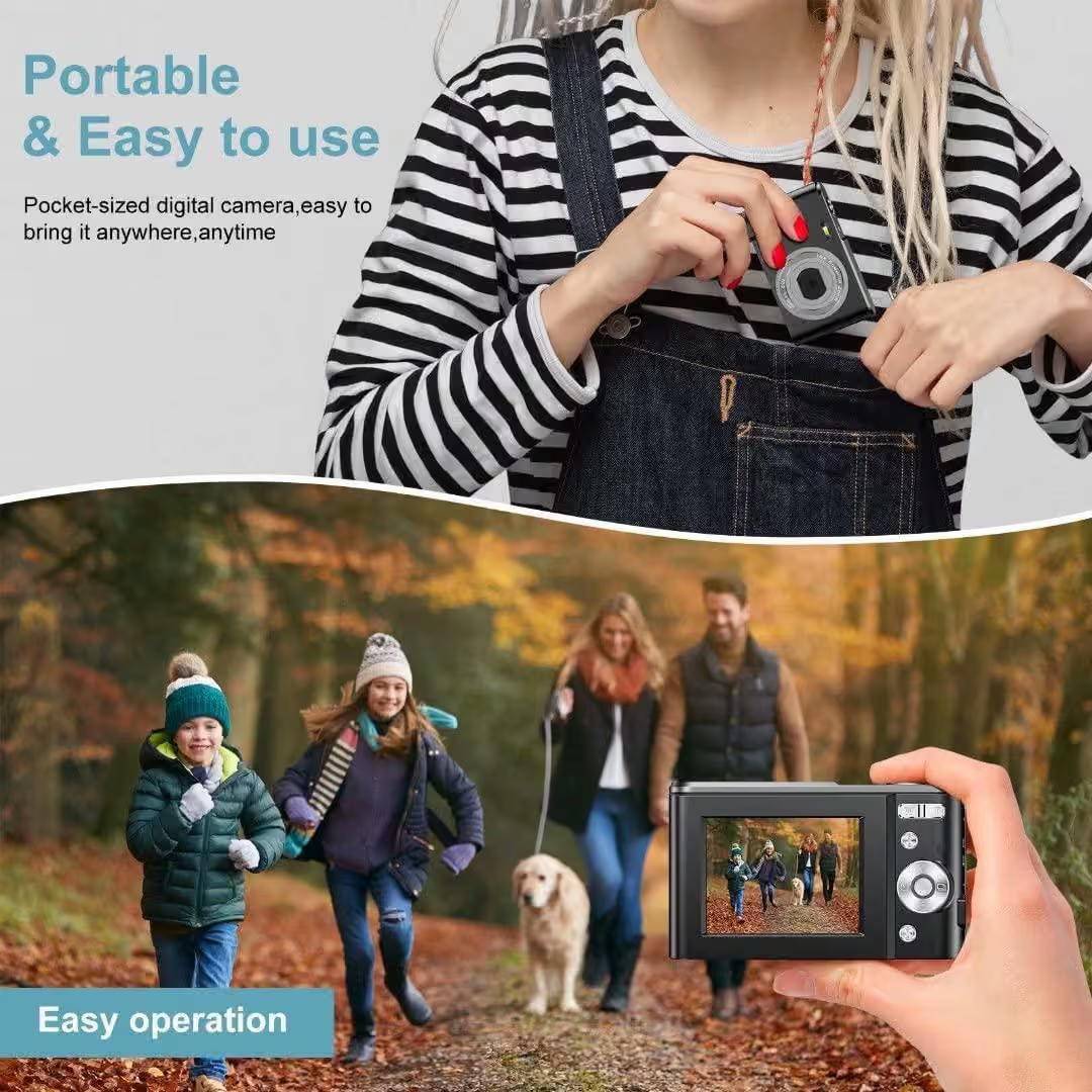 DC311 Kompakte Digitalkamera mit 32GB TF-Karte Blue