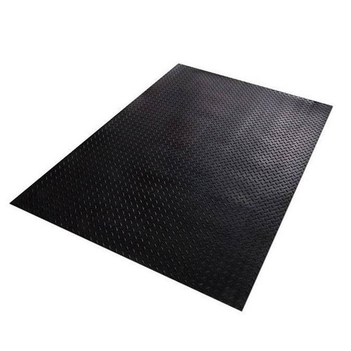 FLOORDIREKT Gummiläufer - Rutschfeste Oberfläche - Robust & Langlebig - Tränenblech-Struktur - 50 x 150 cm