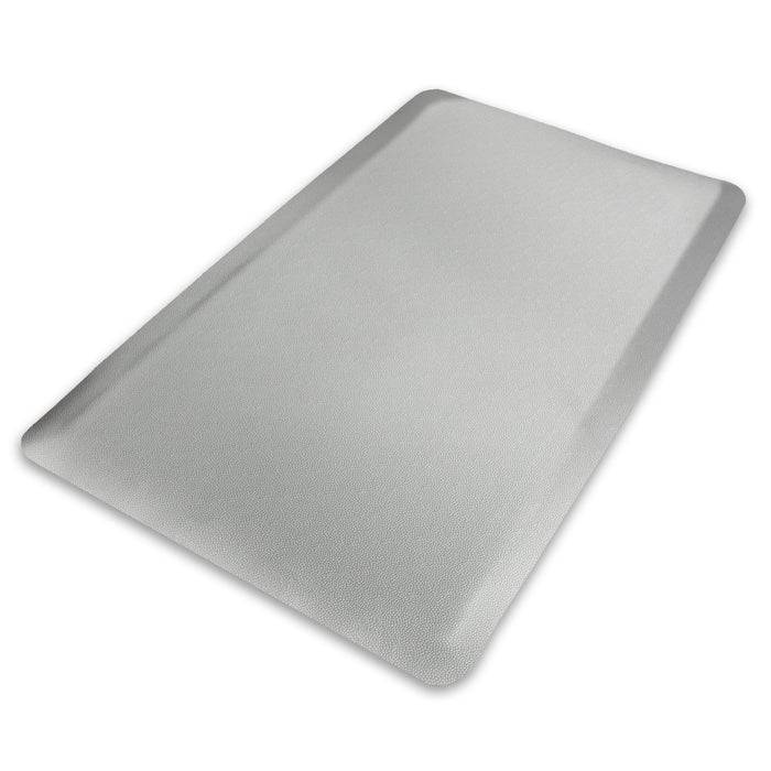 FLOORDIREKT Anti-Ermüdungsmatte Soft-Tritt - Dämpfende Arbeitsmatte - Entlastung für Gelenke & Wirbelsäule - 400 x 90 cm - Grau
