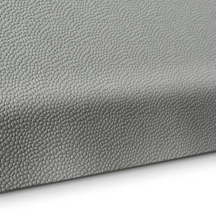 FLOORDIREKT Anti-Ermüdungsmatte Soft-Tritt - Dämpfende Arbeitsmatte - Entlastung für Gelenke & Wirbelsäule - 400 x 60 cm - Grau