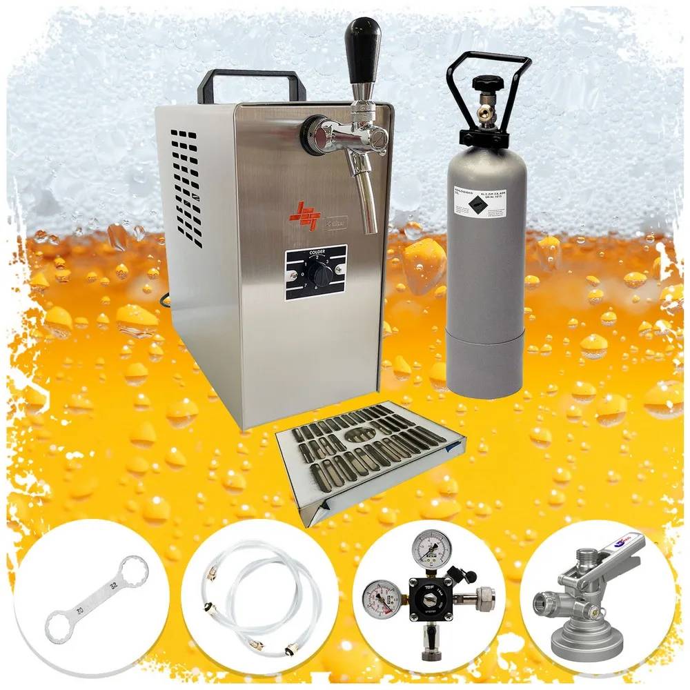 JET 30 Bierzapfanlage Komplettset 1-leitig Trockenkühler 35 L/h
