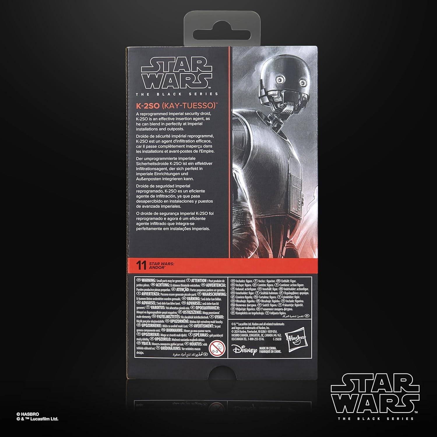 Star Wars The Black Series K-2SO Kay-Tuesso Andor Action-Figur 15 cm 4+
