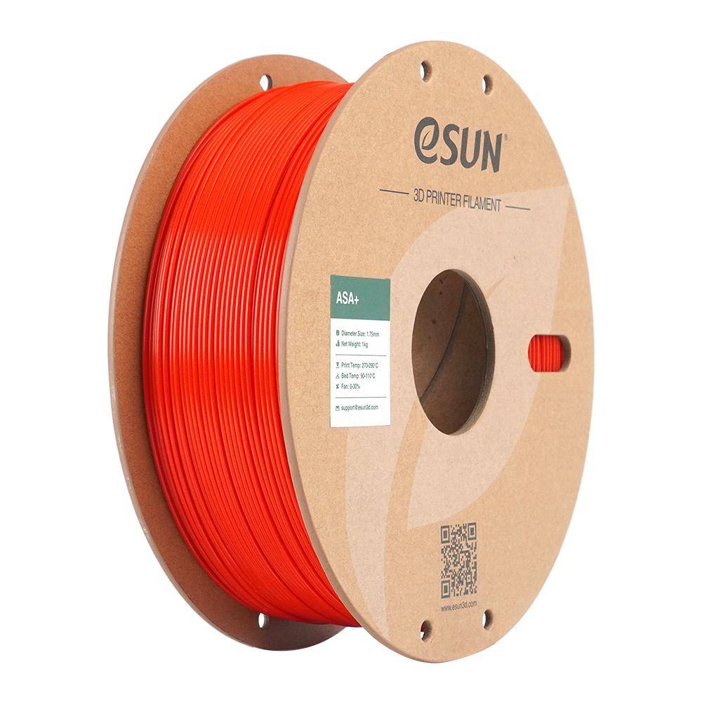 eSUN ASA+ Filament, 1,75mm, 1kg - Farbton: Red