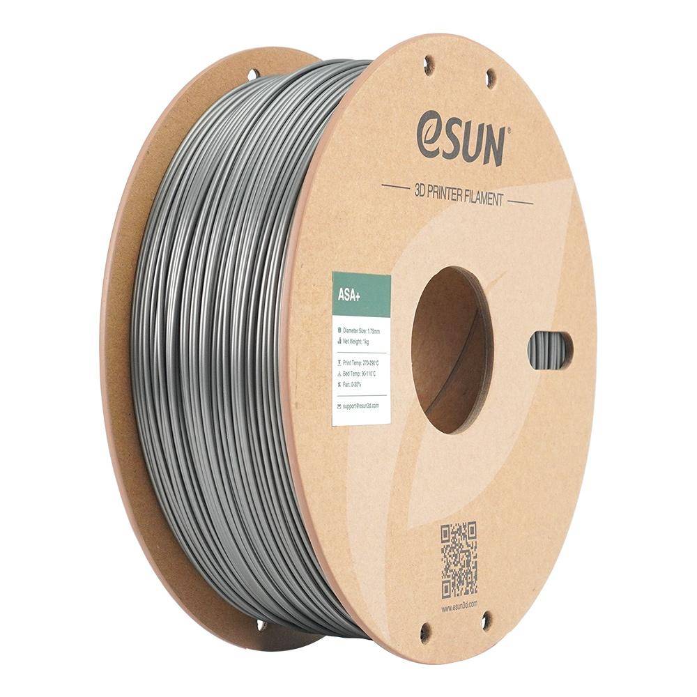 eSUN ASA+ Filament, 1,75mm, 1kg - Farbton: Silver