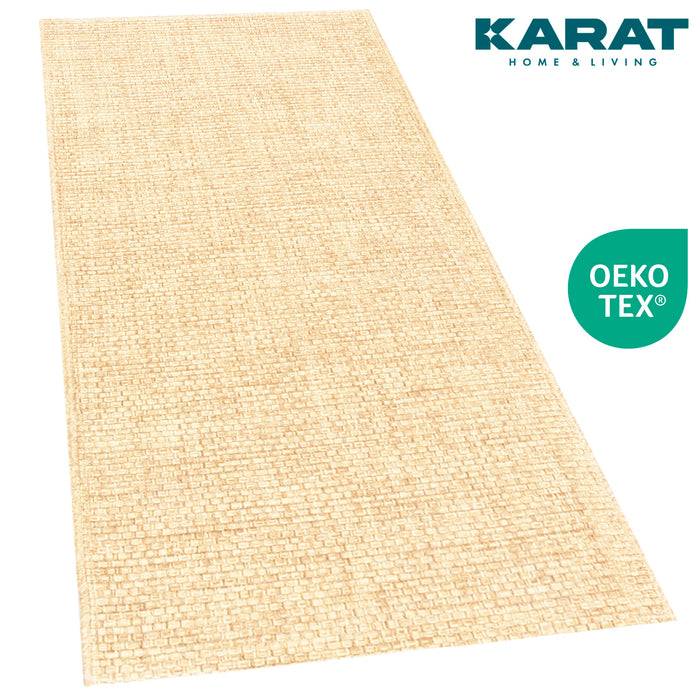 KARAT Outdoorteppich Ella - Für den Innen- und Außenbereich geeignet - Beige - 80 x 150 cm