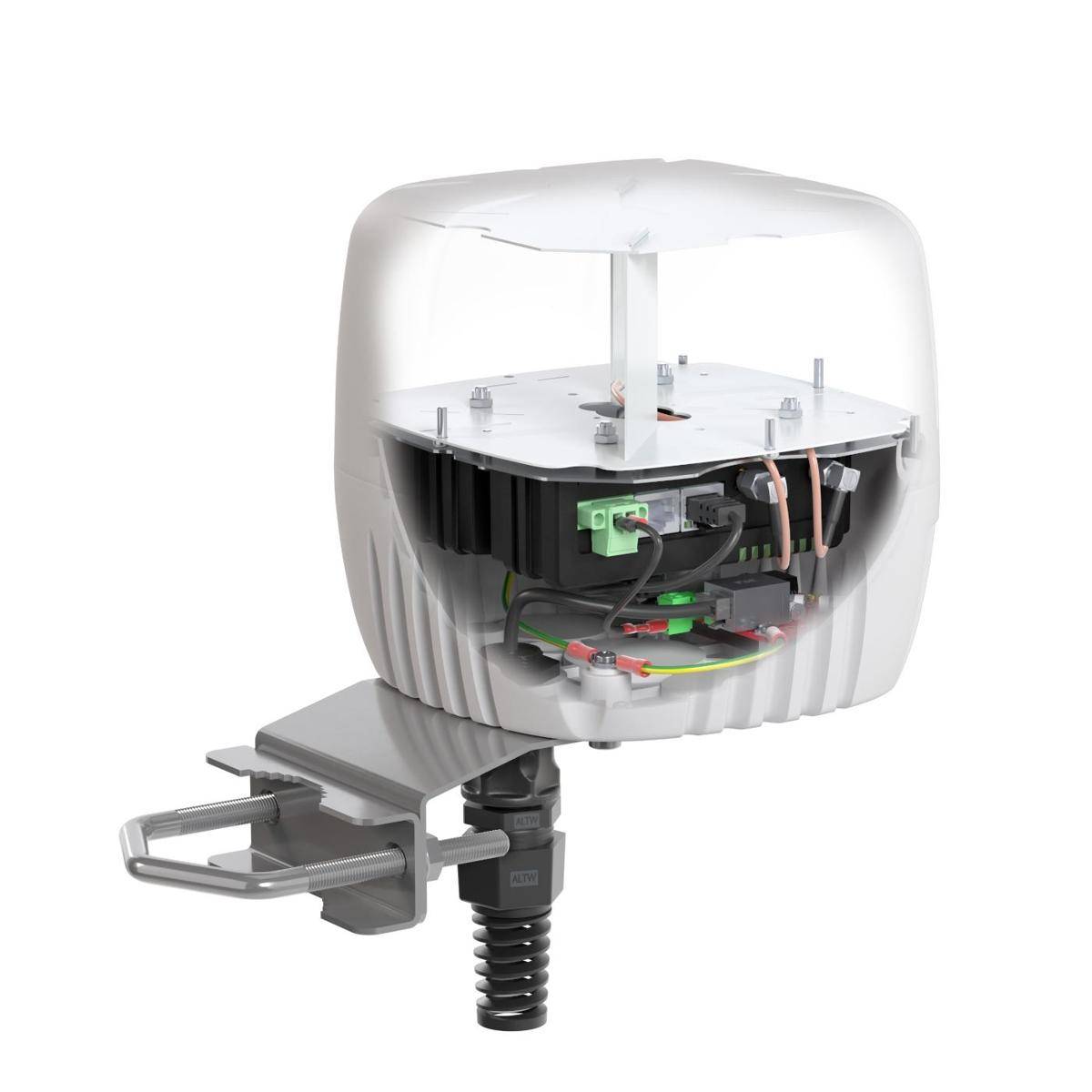 QuCube mit PoE-Splitter für DIGI IX10