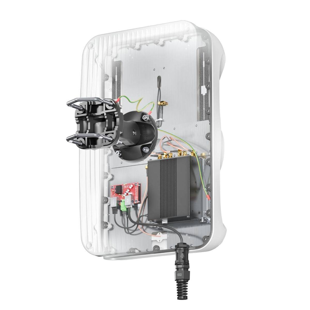 QuMax mit PoE-Splitter für Robustel EG5120