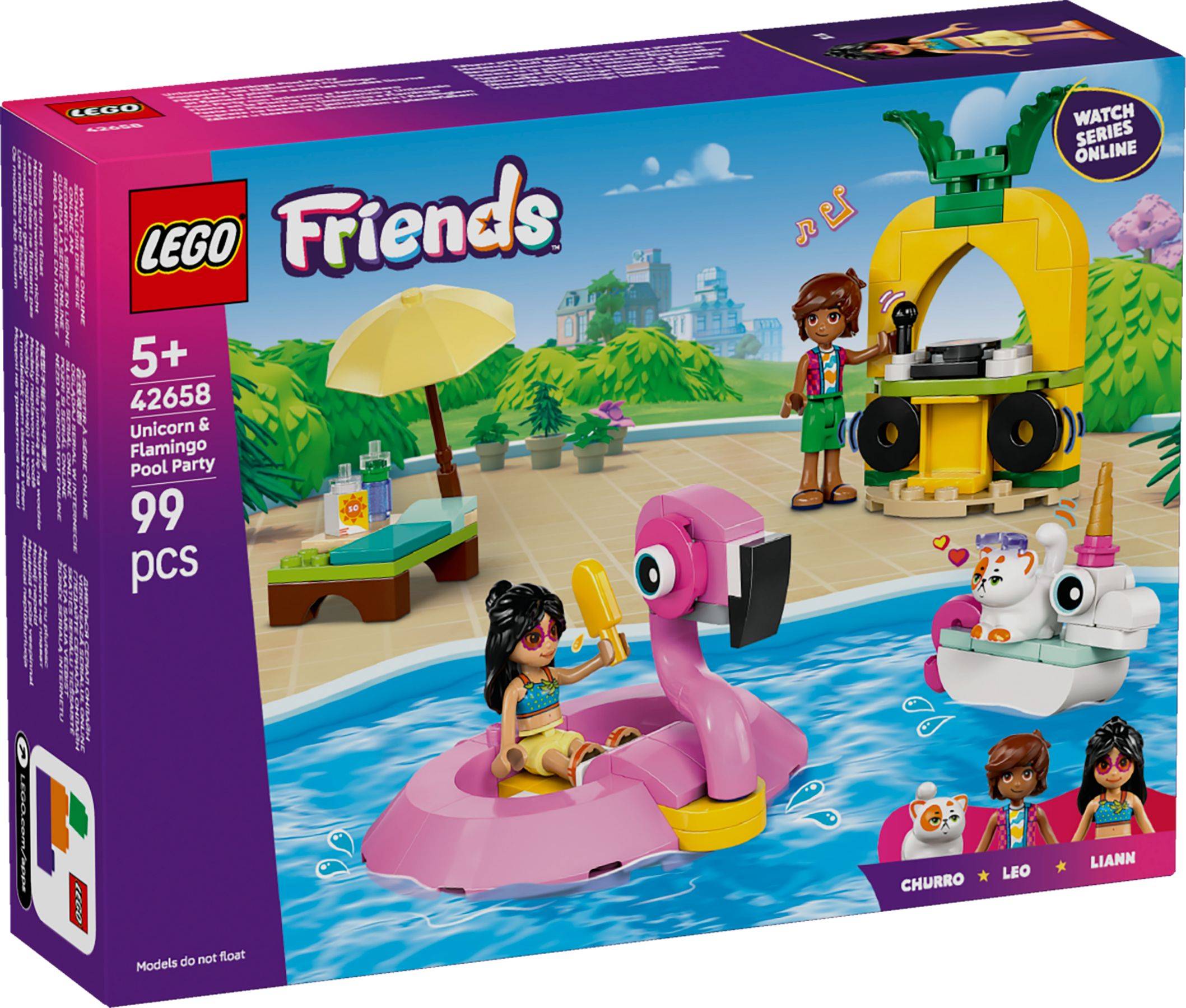 LEGO® Friends 42658 Poolparty mit Einhorn und Flamingo