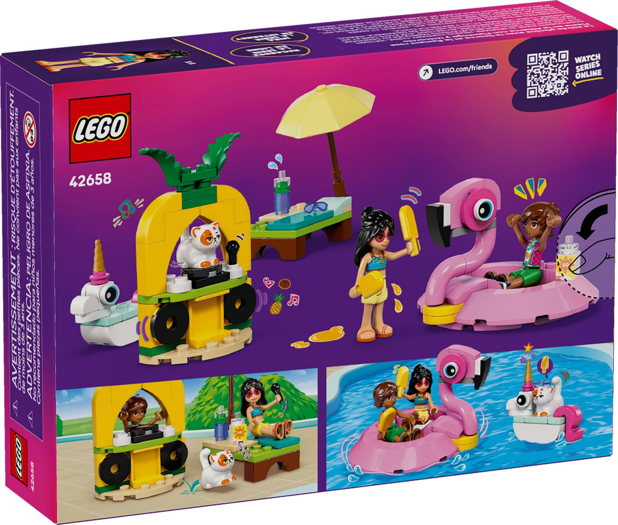 LEGO® Friends 42658 Poolparty mit Einhorn und Flamingo