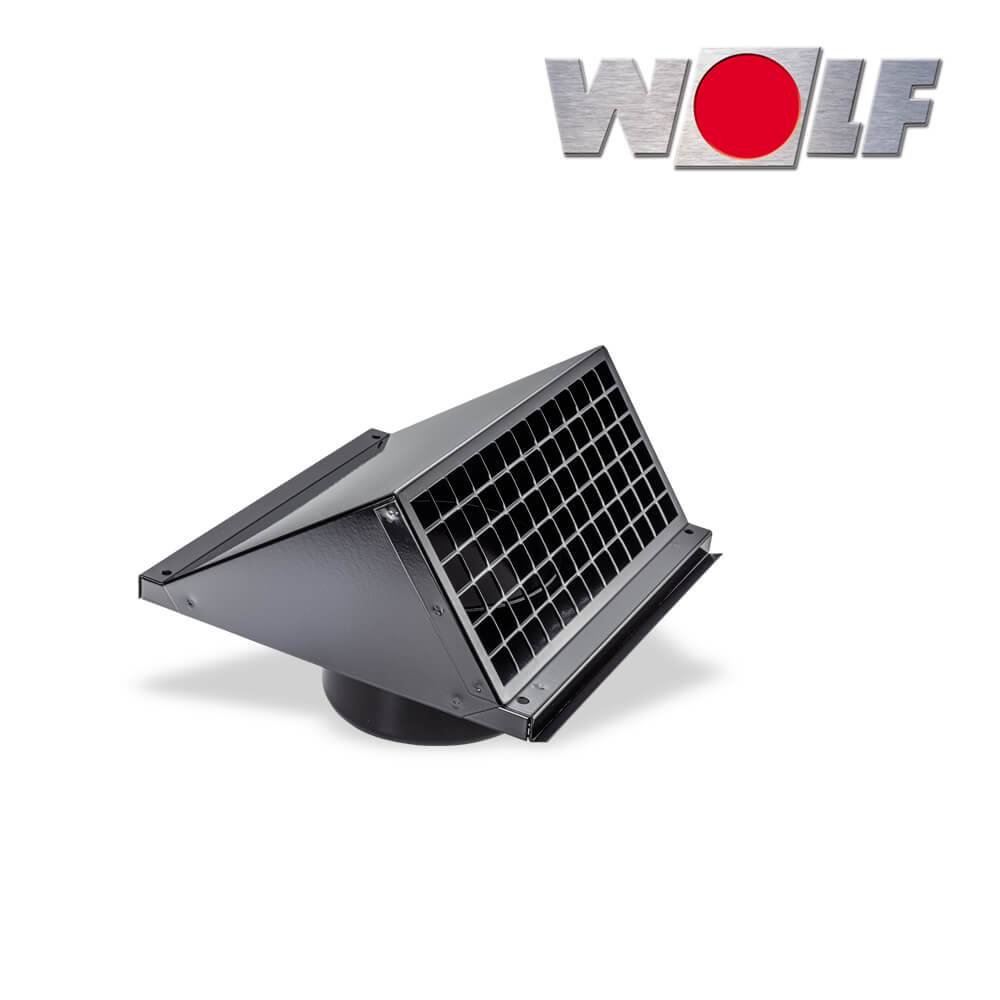 Wolf Wandhaube DN180 Farbe: schwarz, für CWL - 2575808