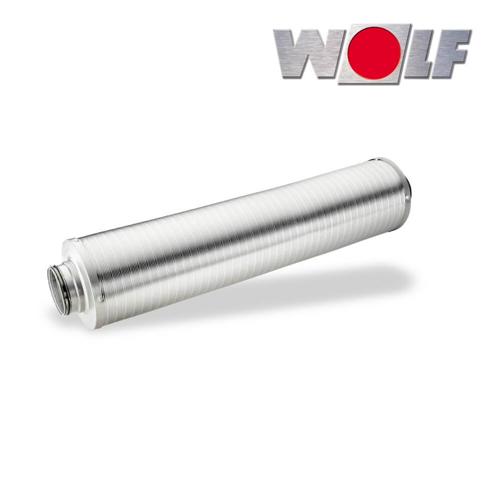 Wolf Schalldämpfer DN125 L:1000mm mit 50mm Dämmung, für CWL - 2575812