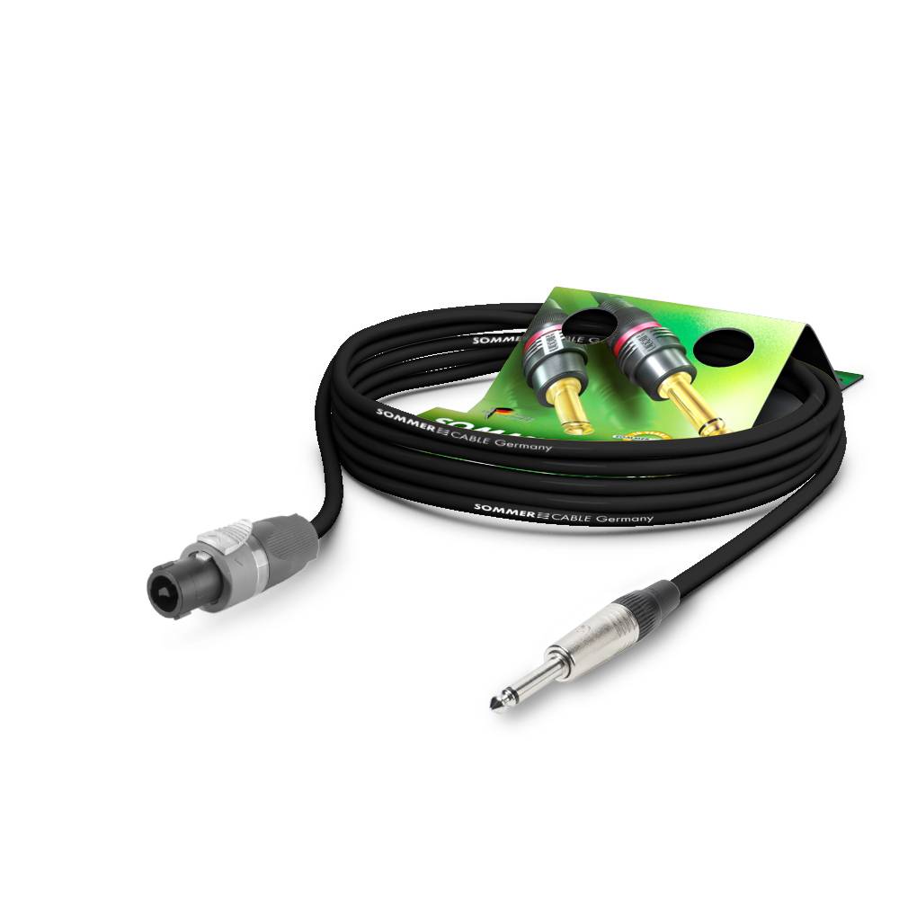 Lautsprecherkabel Meridian, 2 x 2,50 mm² | speakON® / Klinke, NEUTRIK®