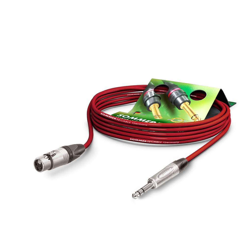 Mikrofonkabel Stage 22 Highflex, 2 x 0,22 mm² | XLR / Klinke, NEUTRIK®