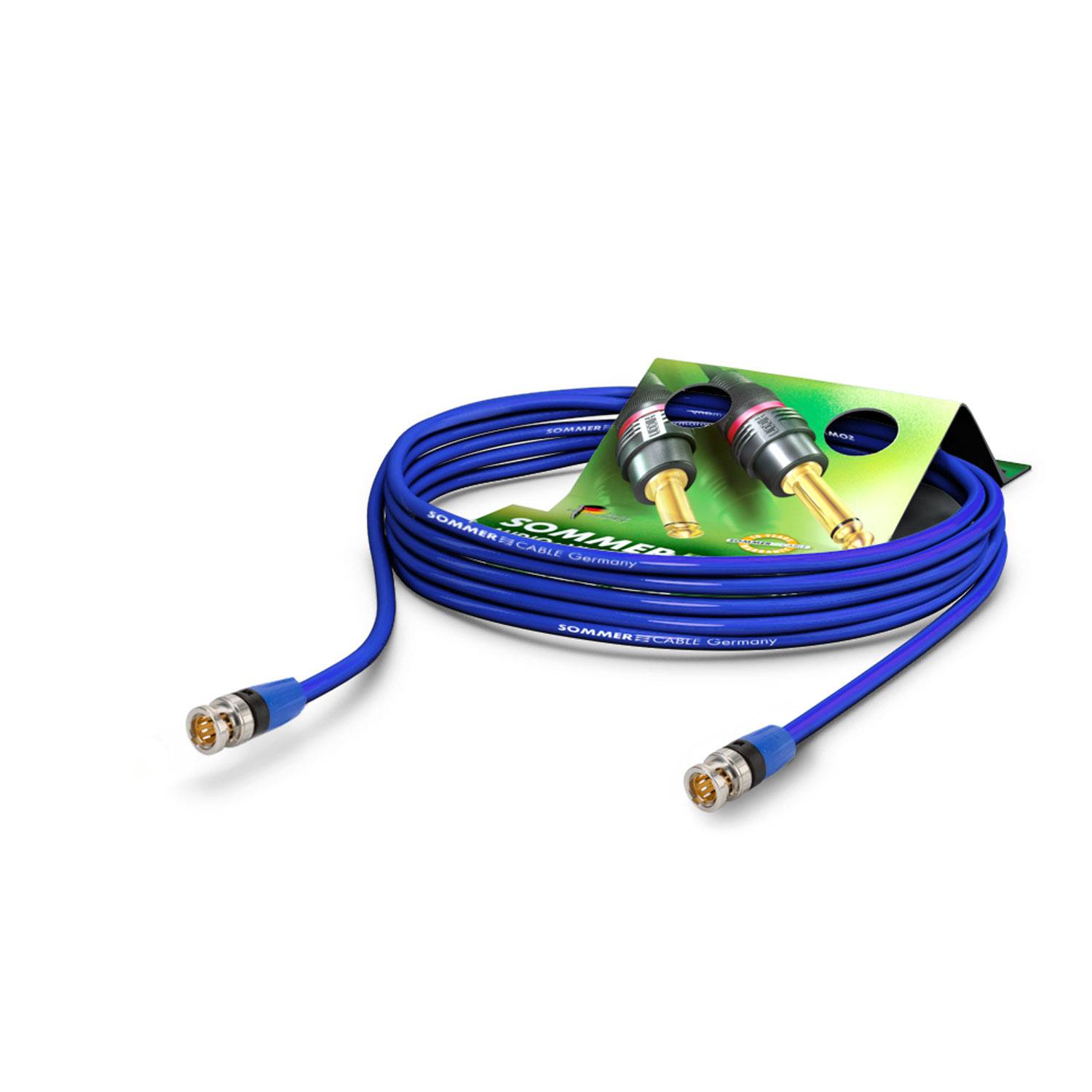 Video-Patchkabel HD-SDI (HDTV) SC-Vector 0.8/3.7, 1 x 0,80 mm² | BNC / BNC, NEUTRIK®