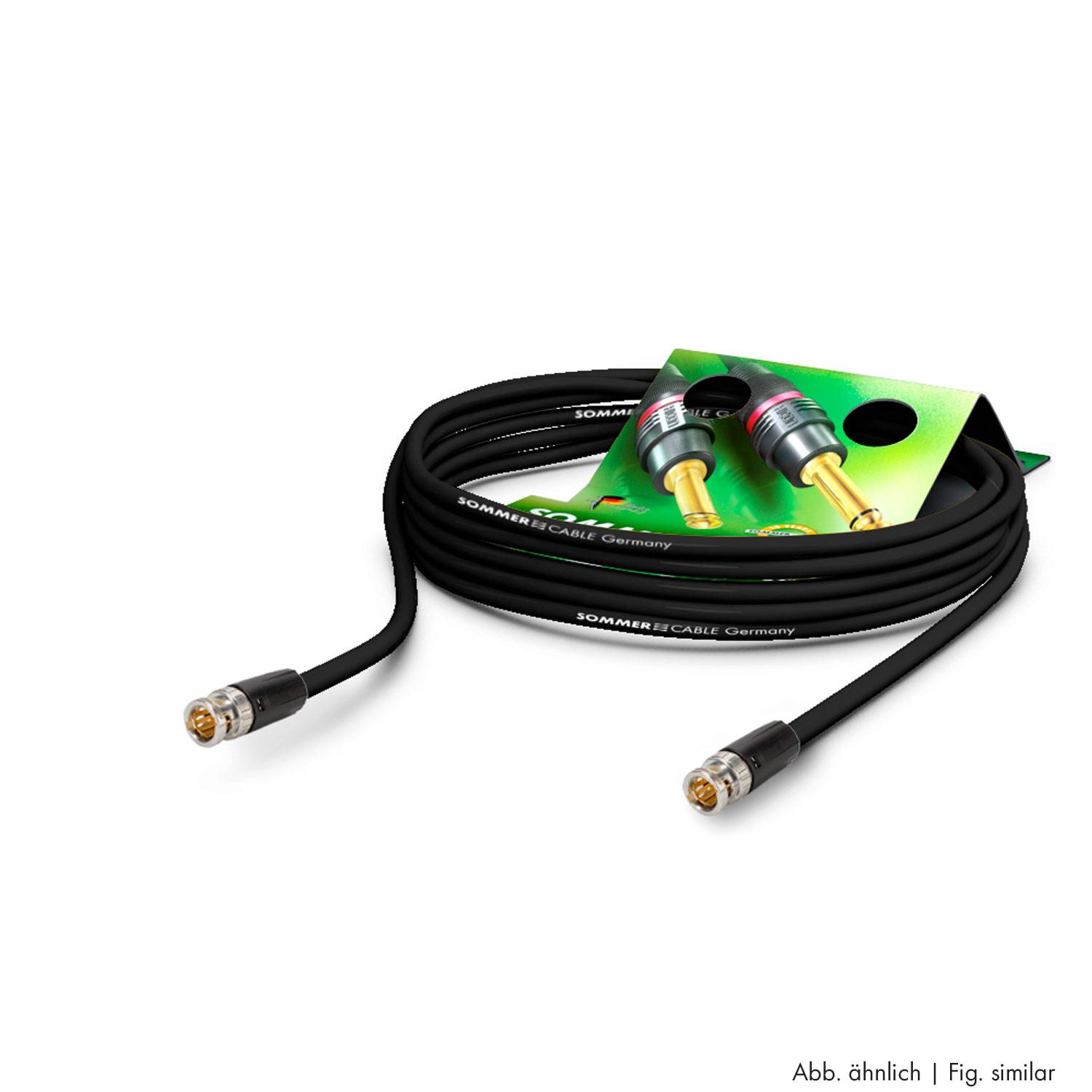 Video-Patchkabel HD-SDI (HDTV) SC-Vector 0.8/3.7, 1 x 0,80 mm² | BNC / BNC, NEUTRIK®
