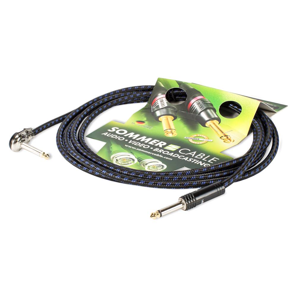 Instrumentenkabel SC-Classique, 1 x 0,50 mm² | Klinke / Klinke 90⁰, HICON