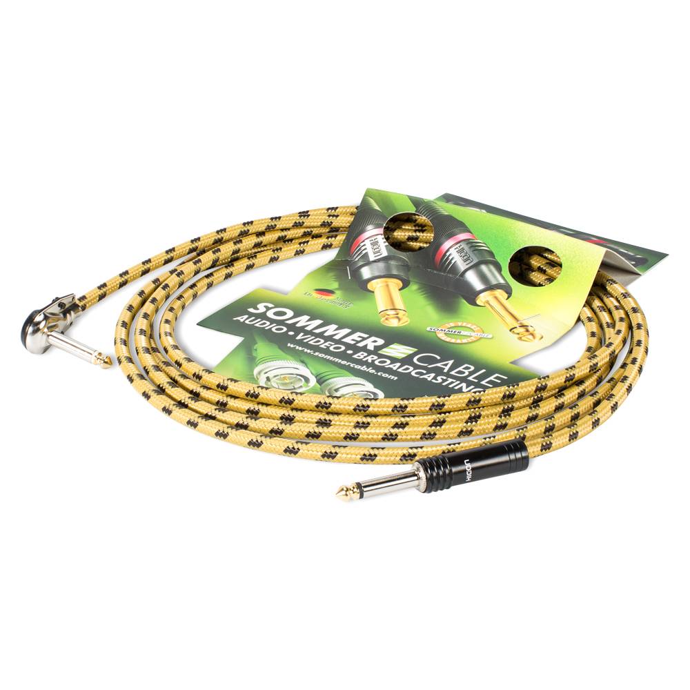 Instrumentenkabel SC-Classique, 1 x 0,50 mm² | Klinke / Klinke 90⁰, HICON