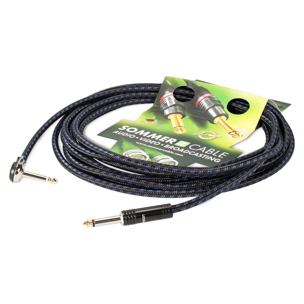 Instrumentenkabel SC-Classique, 1 x 0,50 mm² | Klinke / Klinke 90⁰, HICON