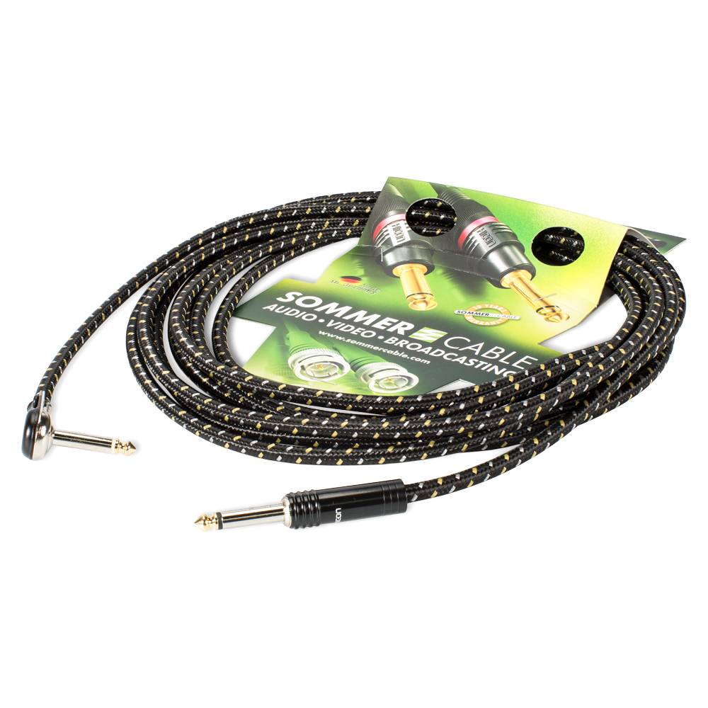Instrumentenkabel SC-Classique, 1 x 0,50 mm² | Klinke / Klinke 90⁰, HICON