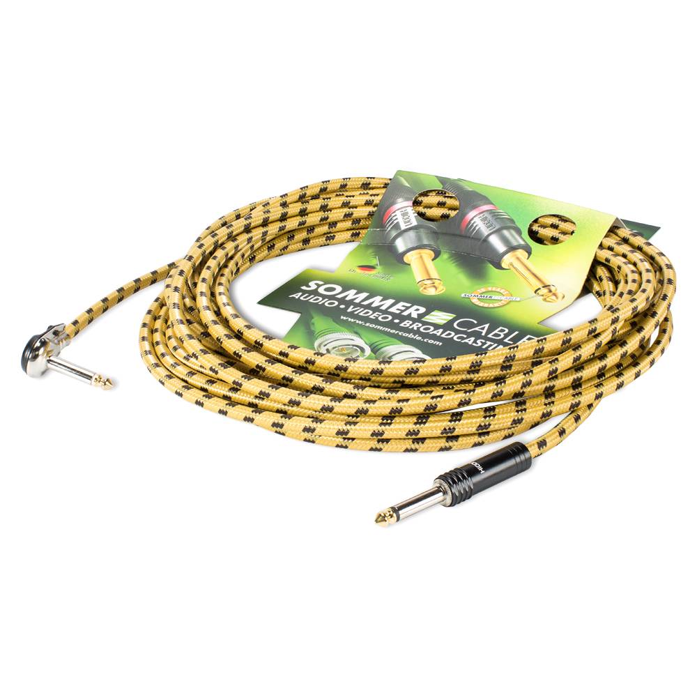 Instrumentenkabel SC-Classique, 1 x 0,50 mm² | Klinke / Klinke 90⁰, HICON