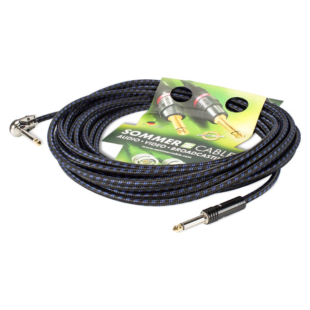 Instrumentenkabel SC-Classique, 1 x 0,50 mm² | Klinke / Klinke 90⁰, HICON