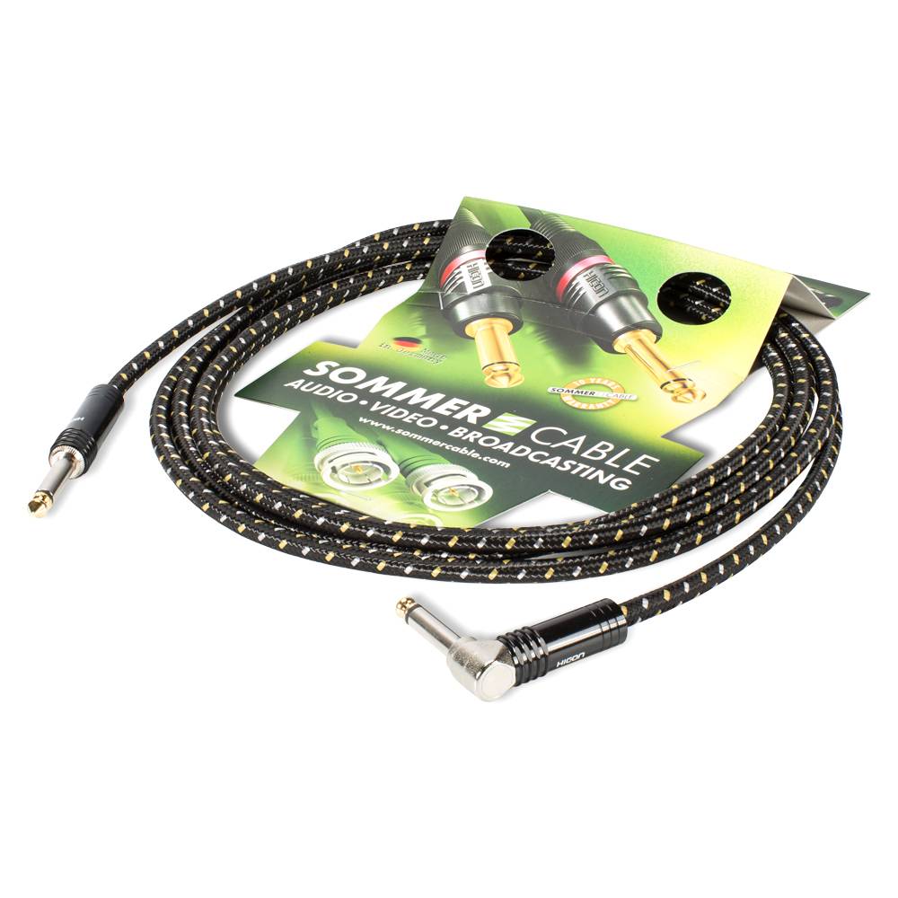 Instrumentenkabel SC-Classique, 1 x 0,50 mm² | Klinke / Klinke 90⁰, HICON