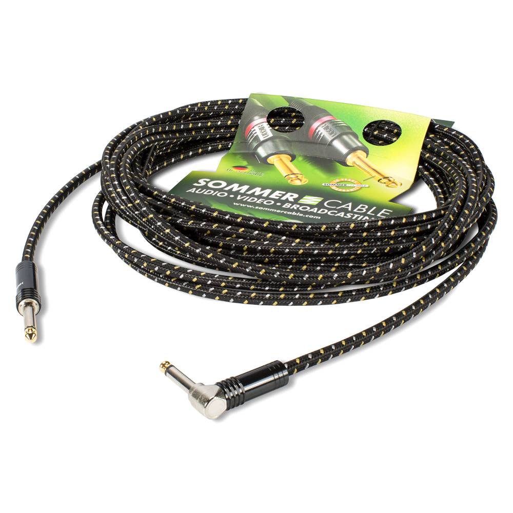 Instrumentenkabel SC-Classique, 1 x 0,50 mm² | Klinke / Klinke 90⁰, HICON