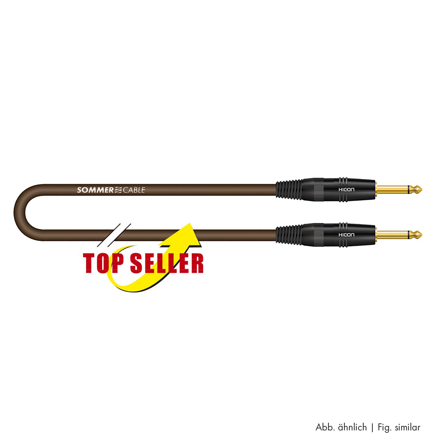 Instrumentenkabel SC-Spirit XXL, 1 x 0,75 mm² | Klinke / Klinke, HICON