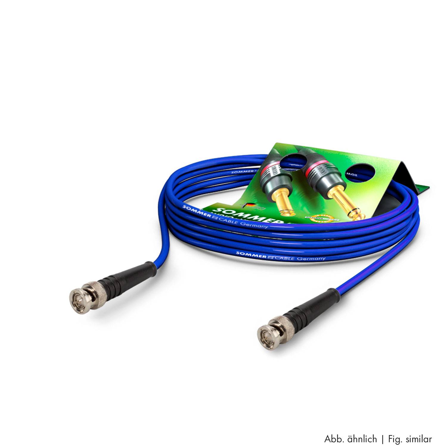 Video-Patchkabel HD-SDI (HDTV) SC-Vector 0.8/3.7, 1 x 0,80 mm² | BNC / BNC, HICON