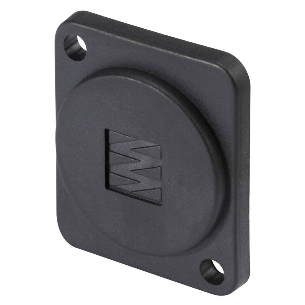 HICON D-Flansch Blinddeckel mit SOMMER CABLE Logo für SYS-Gehäuseserien