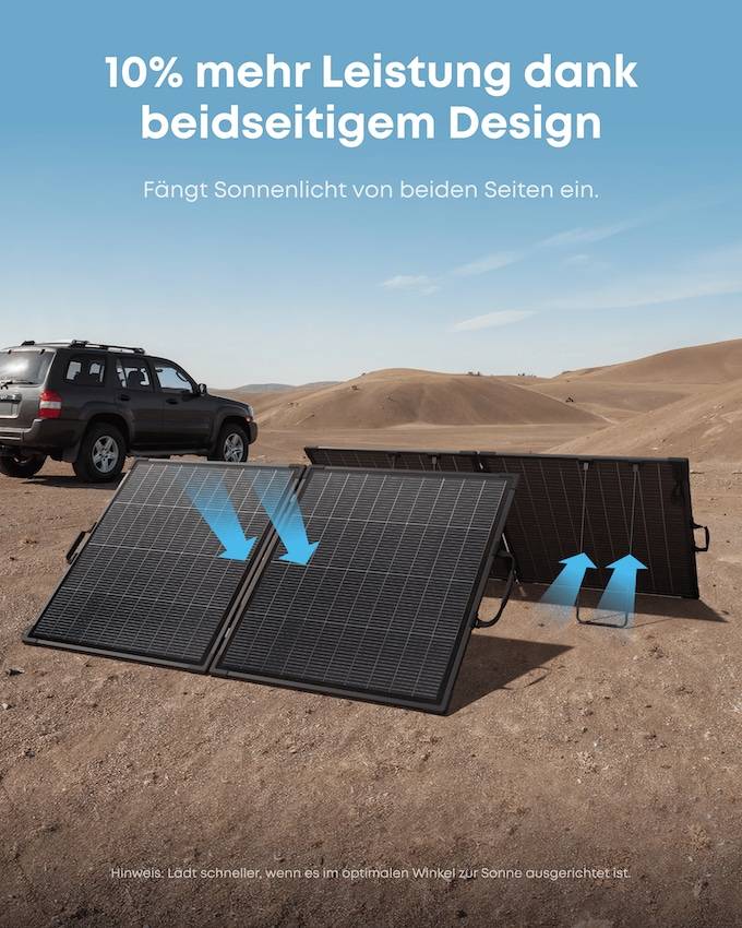 ANKER SOLIX Solarpanel PS200 B, tragbar