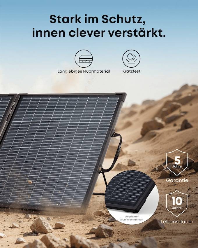 ANKER SOLIX Solarpanel PS200 B, tragbar