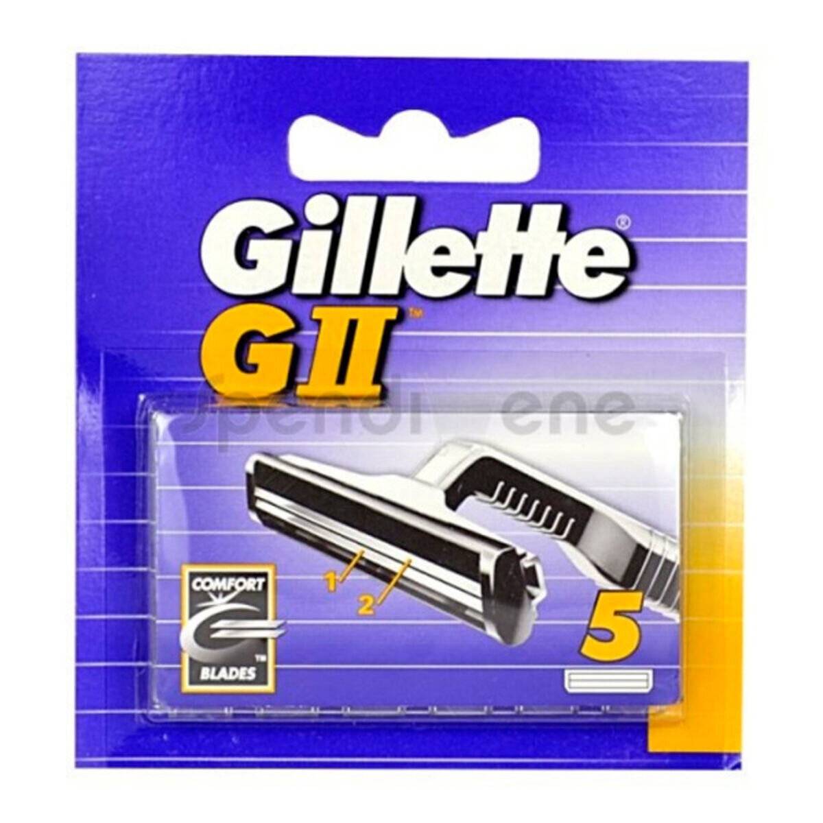 Gillette GII Nachfüllung 5 Einheiten