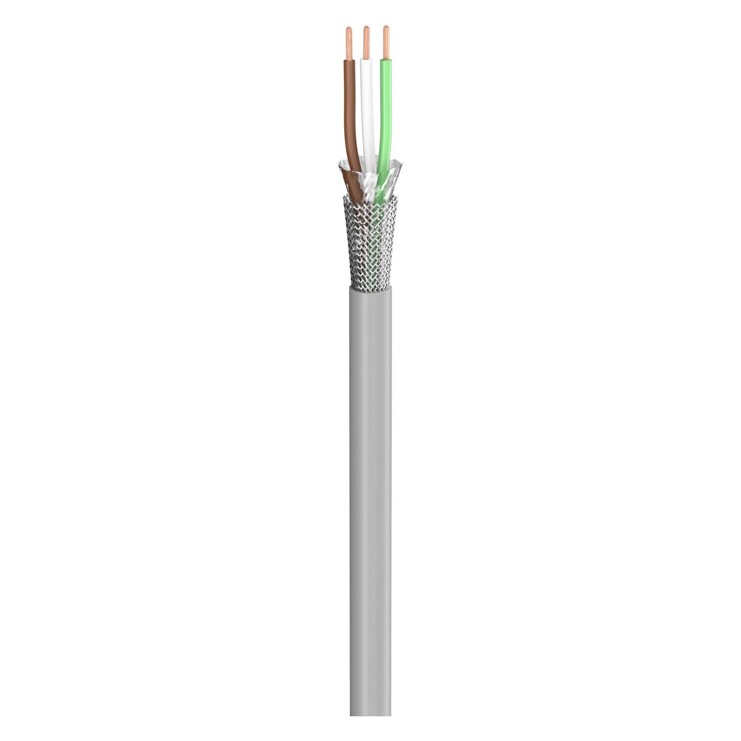 Steuerleitung SC-Control Flex; 3 x0,34 mm²; PVC, flammwidrig, Ø 4,90 mm; grau; Eca