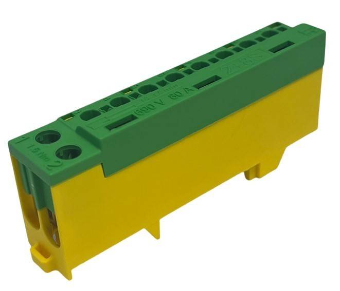 Pollmann Schutzleiterklemme PE2+8S