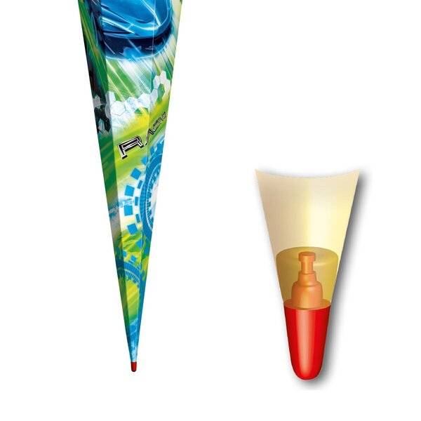 Schultüte Racing - eckig 85 cm