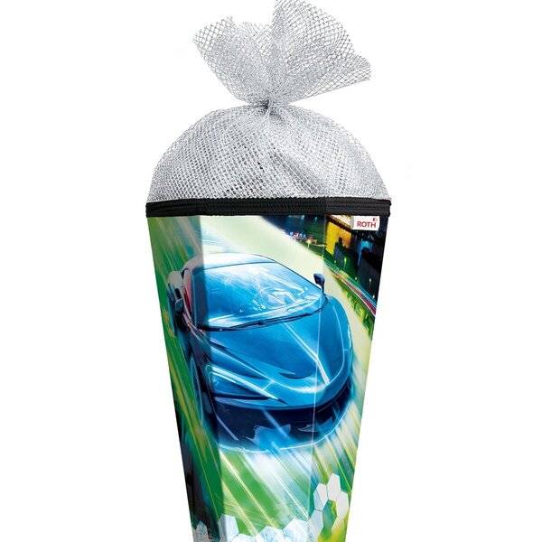 Schultüte Racing - eckig 85 cm