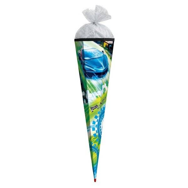 Schultüte Racing - eckig 85 cm
