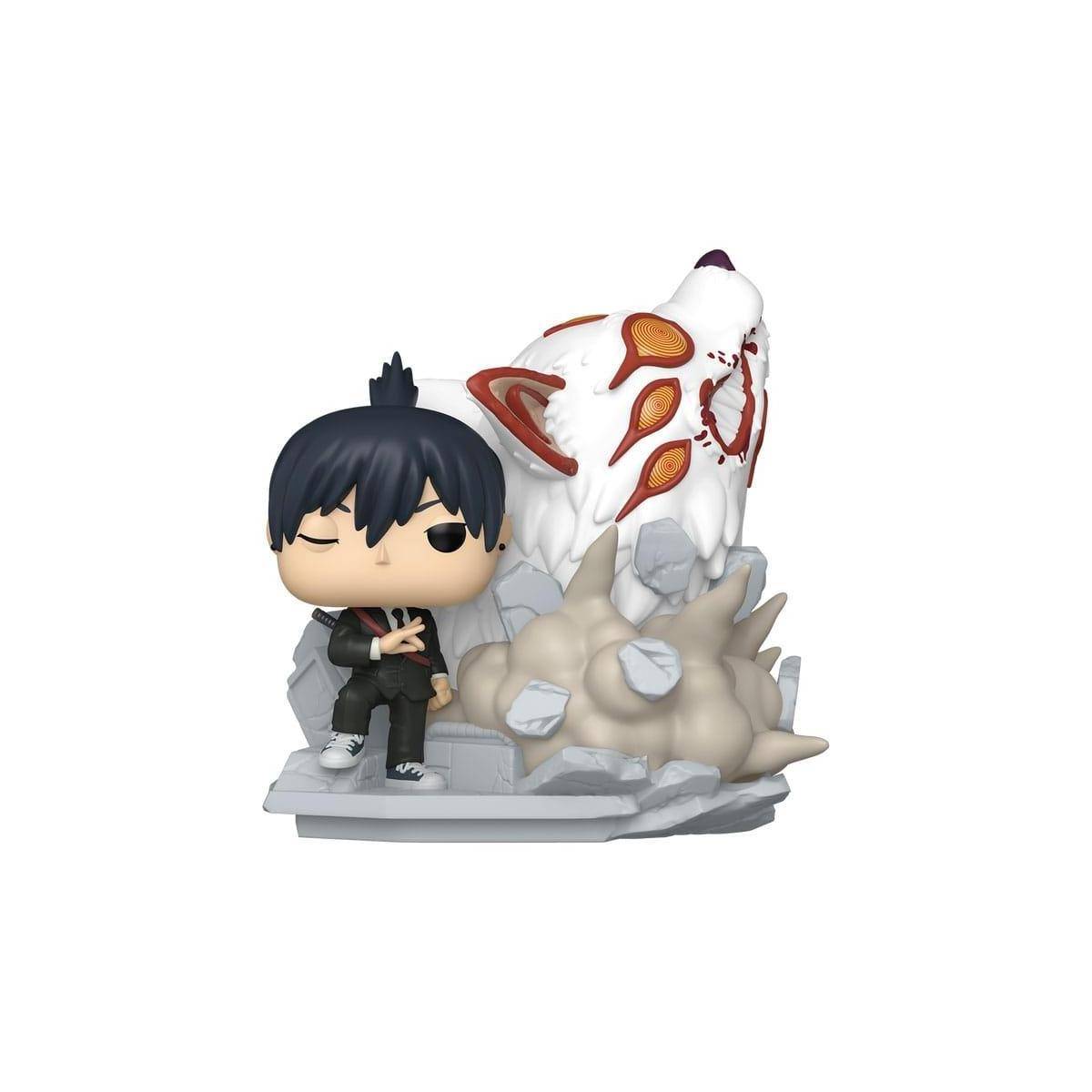 Chainsaw Man POP Moments Vinyl Figuren Aki (Fox Devil) 9 cm