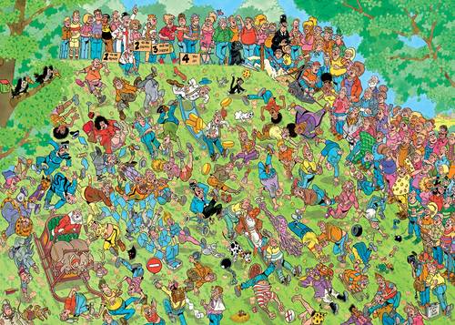 Jan van Haasteren - Auf die Käse, fertig, los! (1000 Teile Puzzle)