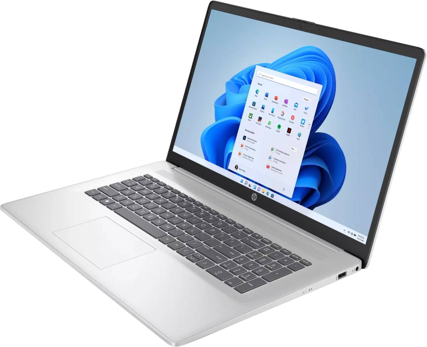 HP Notebook | 17.3" | AMD Ryzen 5 7520U | 4 x 4.30 GHz | 16 GB RAM | 512 GB SSD | Win 11 | Norton 360 | Silber