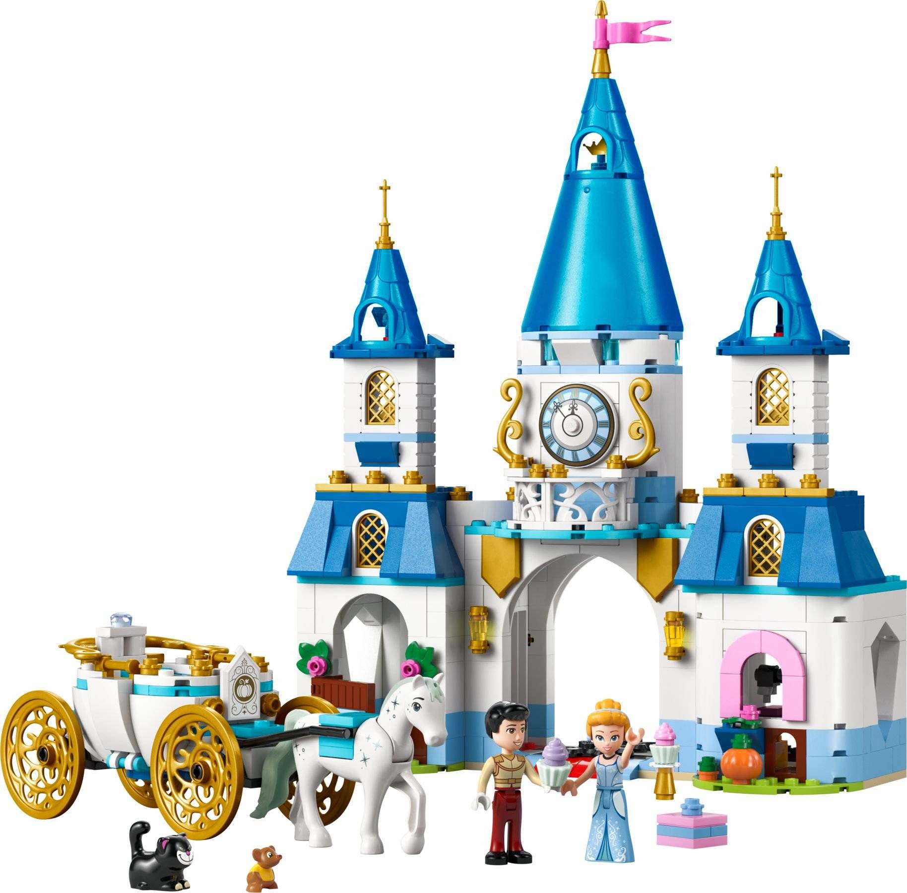 LEGO® Disney™ 43275 Cinderellas Schloss und Pferdekutsche