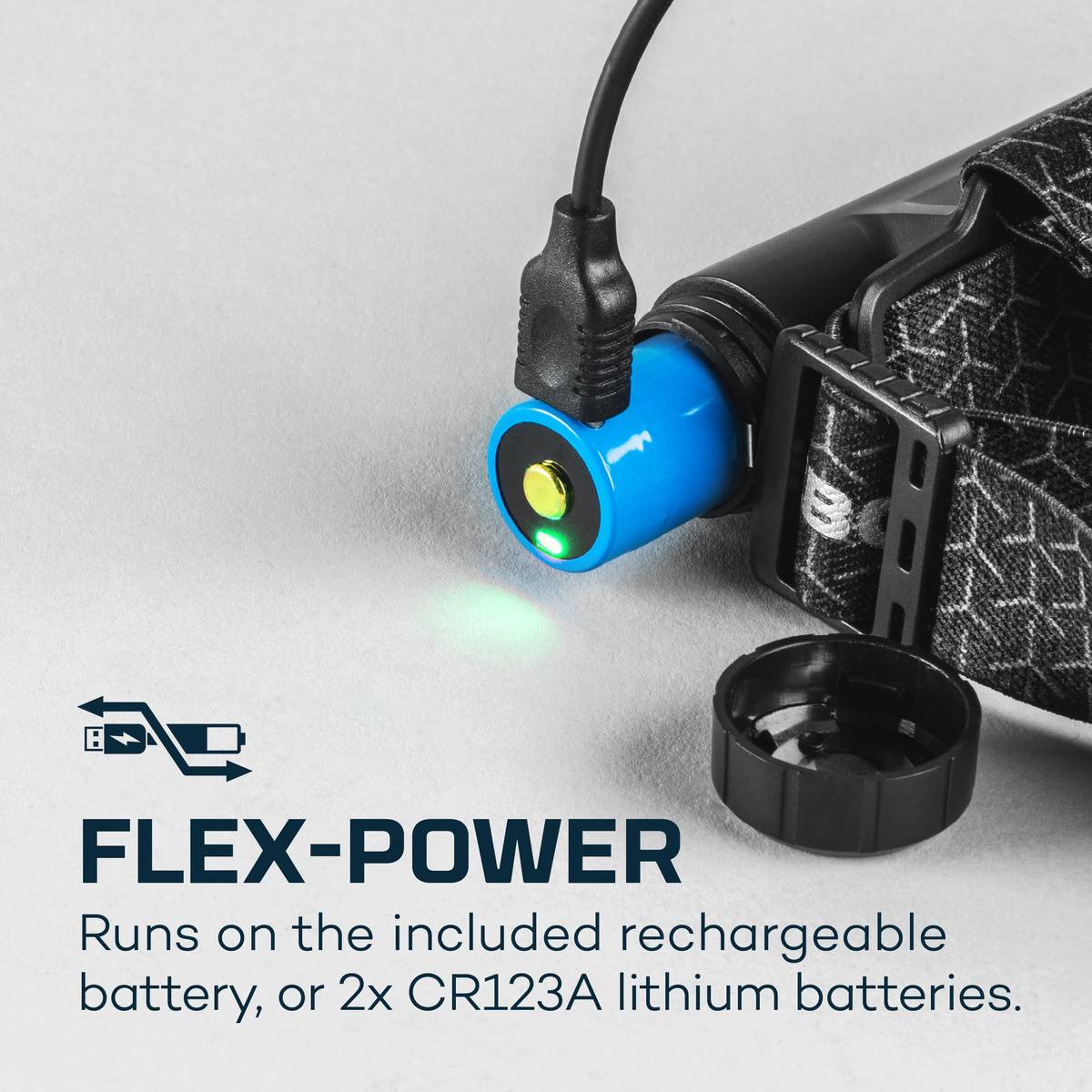 NEBO Kopfleuchte EINSTEIN™ 1500 FLEX wiederaufladbar hybrid 1500 Lumen