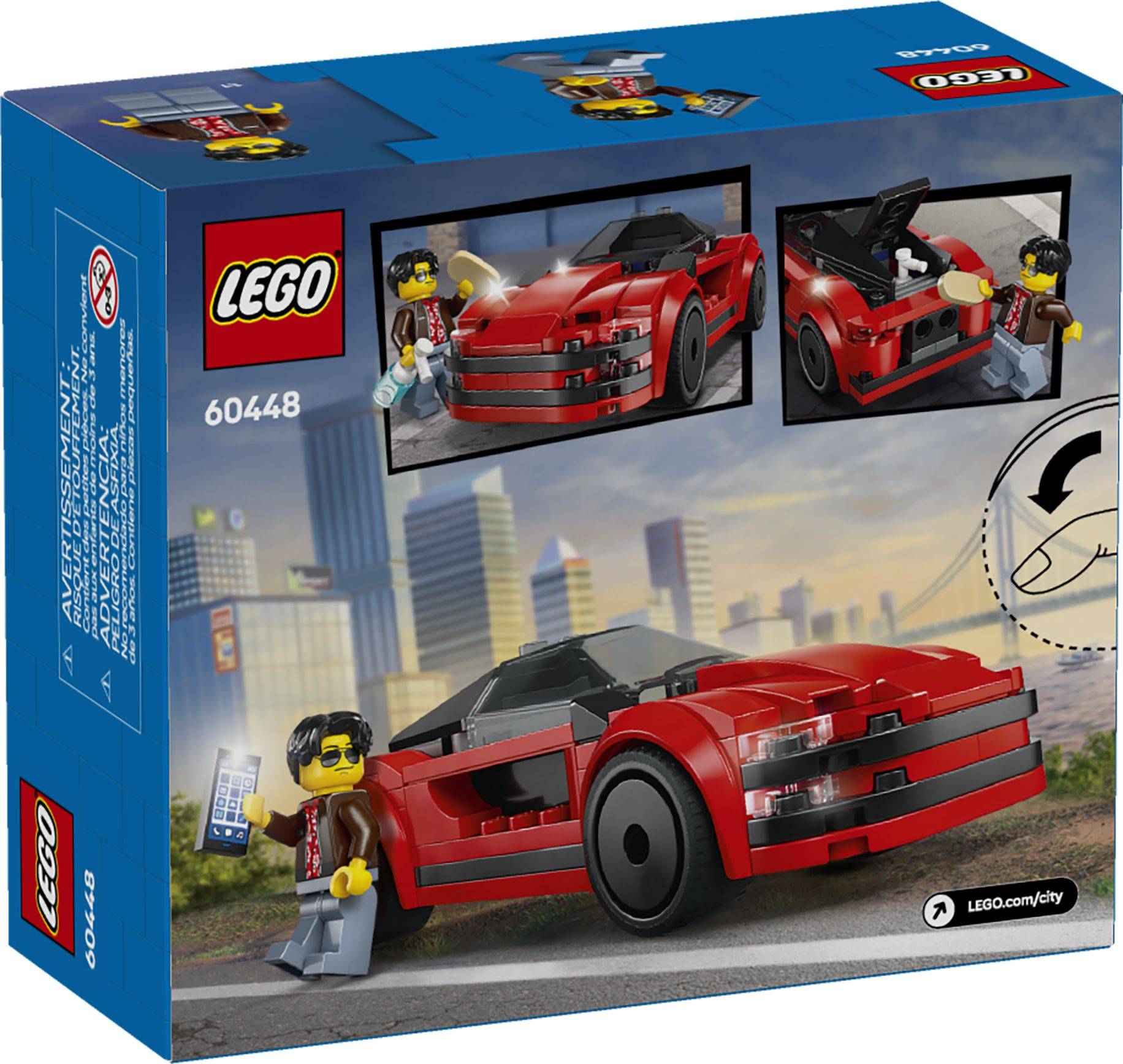 LEGO® City 60448 Roter Sportwagen