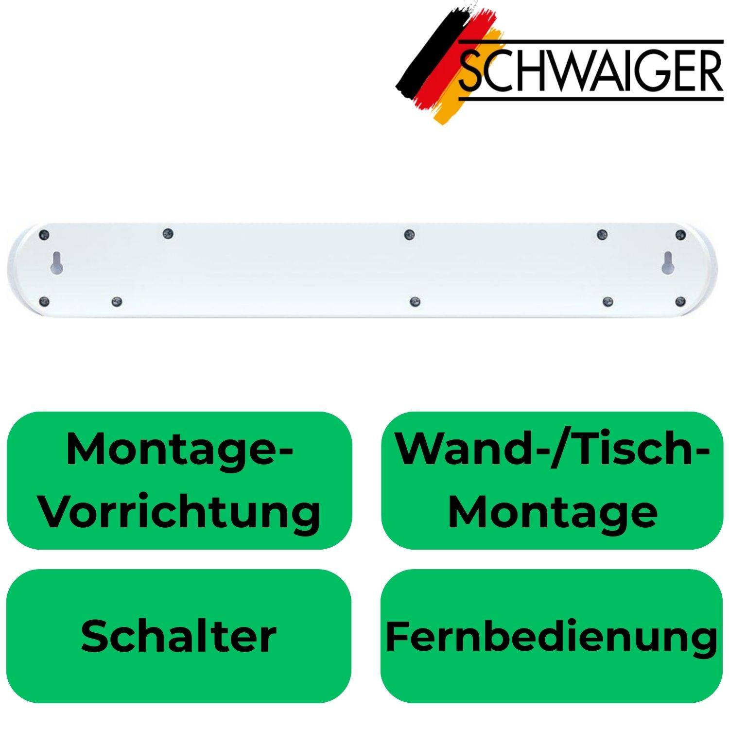 Funk-Steckdosenleiste 6-Fach 1,4m Weiß
