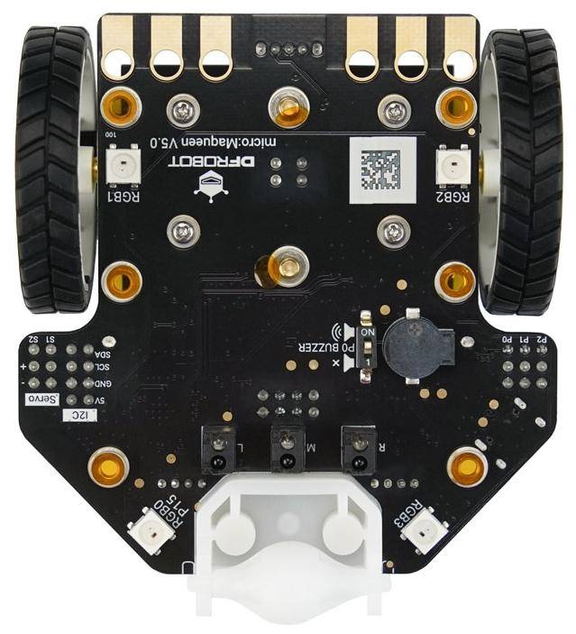DFRobot Maqueen Lite V5 Lernroboter, Linienverfolgung 3 Sensoren, RGB-LEDs, 2 Motoren, 3xAA, 3,5-5V
